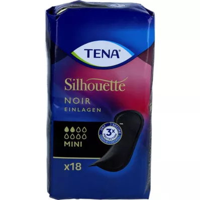 TENA SILHOUETTE Insertos mini noir, 18 piezas