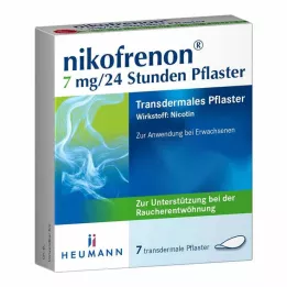 NIKOFRENON 7 mg/24 horas parche transdérmico, 7 uds