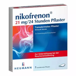 NIKOFRENON 21 mg/24 horas parche transdérmico, 7 uds