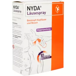 NYDA Spray antipiojos, 2X50 ml