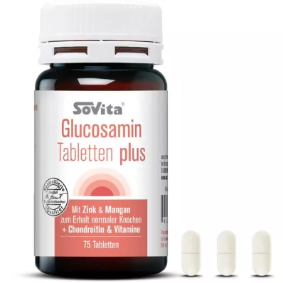 SOVITA Glucosamina comprimidos plus, 75 uds