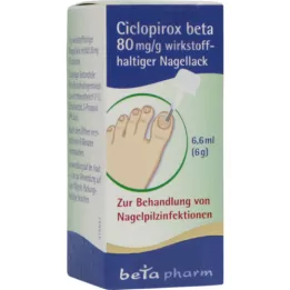 CICLOPIROX beta 80 mg/g principio activo laca de uñas, 6,6 ml