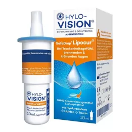 HYLO-VISION SafeDrop Lipocur gotas oftálmicas, 10 ml