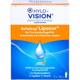 HYLO-VISION SafeDrop Lipocur gotas oftálmicas, 2X10 ml