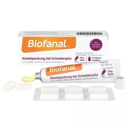 BIOFANAL Envase combinado para micosis vaginal, Vagtab + pomada, 1 P