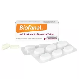 BIOFANAL para micosis vaginal 100 000 U.I. tab vaginal, 12 uds