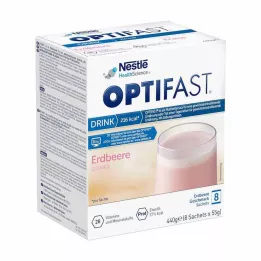 OPTIFAST Bebida Fresa en polvo, 8X55 g