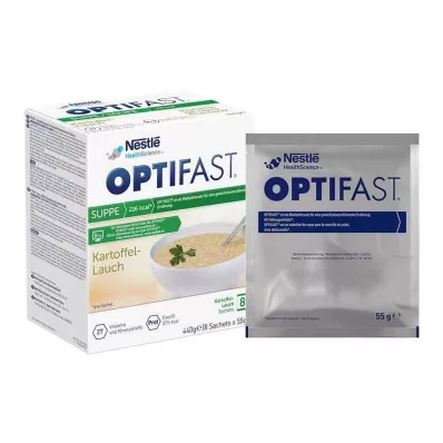 Sopa casera Optifast de patata y puerro en polvo, 8x55 g Sopa casera Optifast de patata y puerro en polvo, 8x55 g
