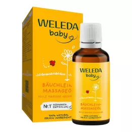 WELEDA Aceite de masaje para la barriguita del bebé, 50 ml