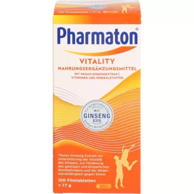 PHARMATON Vitality comprimidos recubiertos con película, 100 uds
