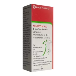 NICOTIN AL 1 mg/spray puff spray para aplicación en la cavidad bucal, 1 ud
