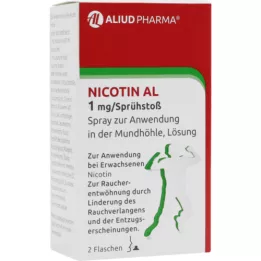 NICOTIN AL 1 mg/spray puff spray para aplicación en la cavidad bucal, 2 uds