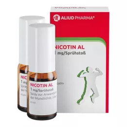 NICOTIN AL 1 mg/spray puff spray para aplicación en la cavidad bucal, 2 uds