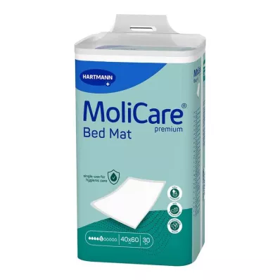 MOLICARE Alfombrilla de cama Premium 5 gotas 40x60 cm, 30 uds MOLICARE Alfombrilla de cama Premium 5 gotas 40x60 cm, 30 uds