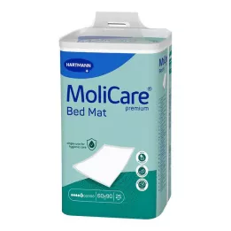 MOLICARE Alfombrilla de cama Premium 5 gotas 60x90 cm, 25 uds