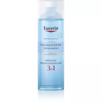 EUCERIN DermatoCLEAN Hyal.Miz.Fluido Limpiador 3en1, 200 ml