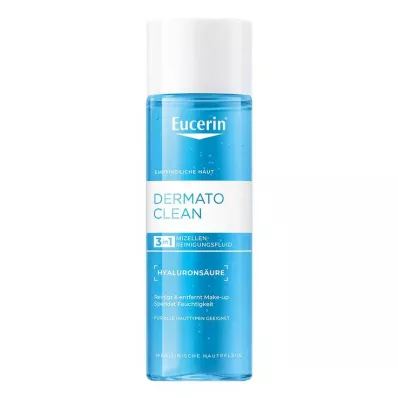 EUCERIN DermatoCLEAN Hyal.Miz.Fluido Limpiador 3en1, 200 ml