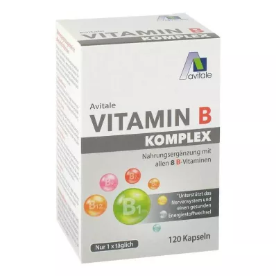 VITAMIN B KOMPLEX cápsulas, 120 uds