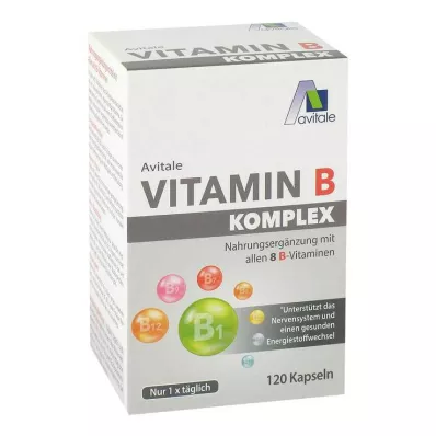 VITAMIN B KOMPLEX cápsulas, 120 uds