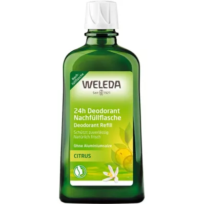 WELEDA Botella de recambio Citrus 24h Deo, 200 ml