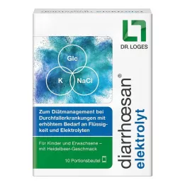DIARRHOESAN solución oral de electrolitos, 10 uds