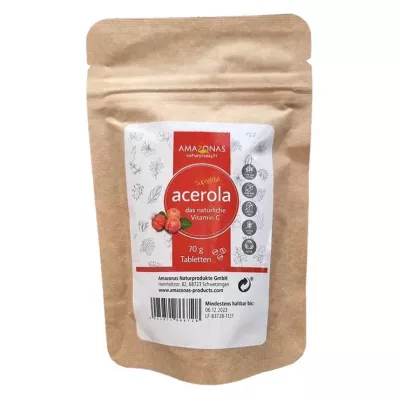 ACEROLA VITAMIN C sin azúcar añadido pastillas para chupar, 70 g