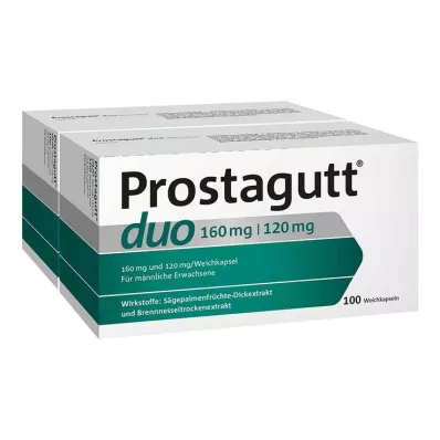 PROSTAGUTT duo 160 mg/120 mg cápsulas blandas 200 uds
