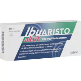 IBUARISTO 400 mg comprimidos recubiertos con película, 10 unidades