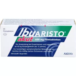 IBUARISTO 400 mg comprimidos recubiertos con película, 20 unidades