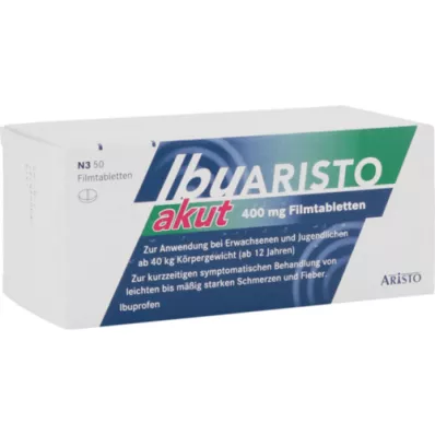 IBUARISTO 400 mg comprimidos recubiertos con película, 50 unidades