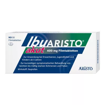 IBUARISTO 400 mg comprimidos recubiertos con película, 50 unidades