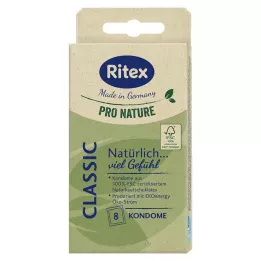 RITEX PRO NATURE CLASSIC Preservativos, 8 unidades