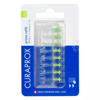 CURAPROX CPS 011 prime recambio de cepillos interdentales, 8 uds