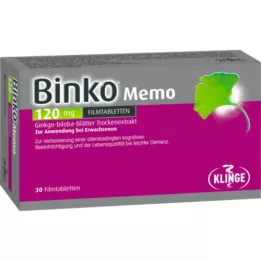BINKO Memo 120 mg comprimidos recubiertos con película, 30 uds