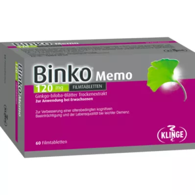 BINKO Memo 120 mg comprimidos recubiertos con película, 60 uds