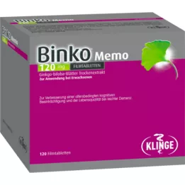 BINKO Memo 120 mg comprimidos recubiertos con película, 120 uds