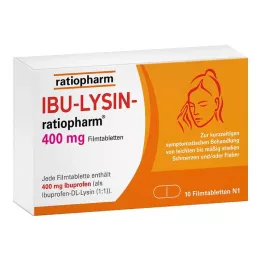 IBU-LYSIN-ratiopharm 400 mg comprimidos recubiertos con película, 10 uds