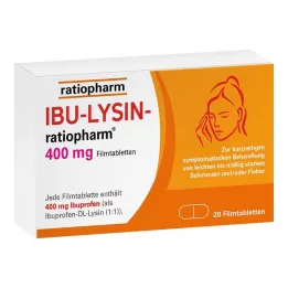 IBU-LYSIN-ratiopharm 400 mg comprimidos recubiertos con película, 20 uds