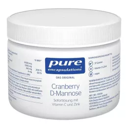 PURE ENCAPSULATIONS D-manosa de arándano rojo en polvo, 37 g