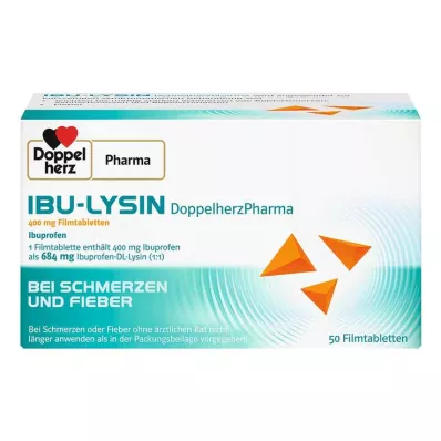 IBU-LYSIN DoppelherzPharma 400 mg comprimidos recubiertos con película, 50 uds