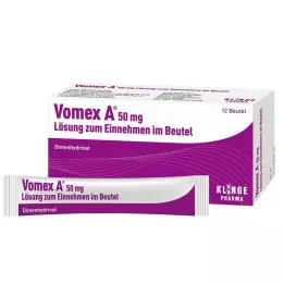 VOMEX Una solución oral de 50 mg en sobre, 12 unidades