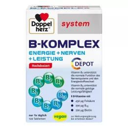 DOPPELHERZ Comprimidos del sistema del complejo B, 120 unidades
