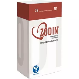 ZODIN Omega-3 1.000 mg cápsulas blandas, 28 uds