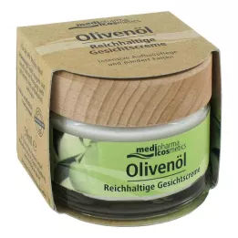 Crema facial rica en aceite de oliva, 50 ml