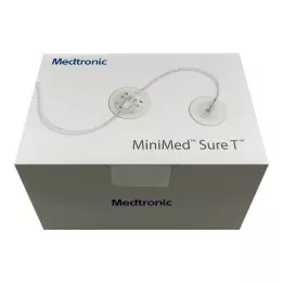 MINIMED Equipo de infusión Sure-T 10 mm 80 cm, 10 piezas