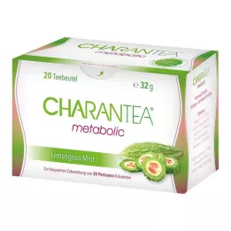 CHARANTEA Bolsa filtrante metabólica Limón/Menta, 20 unidades