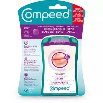 COMPEED Parche aplicador de ampollas de herpes HRA, 15 uds