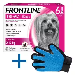 FRONTLINE Tri-Act Solución en gotas para perros de 2-5 kg, 6 uds
