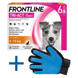 FRONTLINE Tri-Act solución en gotas para perros de 5-10 kg, 6 uds