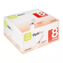 OPTIFINE 8 agujas para bolígrafo de 0,25x8 mm, 100 unidades